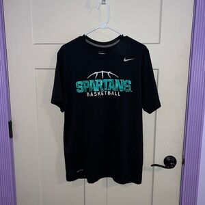 Nike Black Spartans Basketball T-Shirt